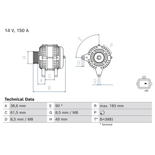 Bosch 986 086 300 - 986,