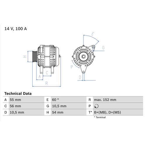 Drehstromgenerator bosch 986 - drehstromgenerator,