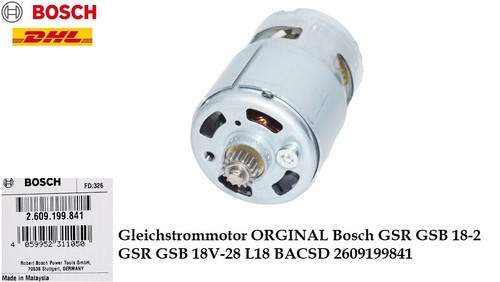 Gleichstrommotor orginal bosch - gleichstrommotor,